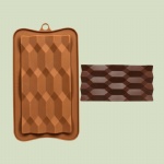 Diamond Grid Silicone Chocolate Mould