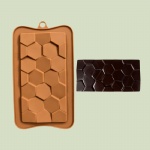 Hexagon Silicone Chocolate Mould