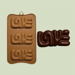LOVE Silicone Chocolate Mould