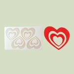 Love Heart Silicone Chocolate Topper Mould