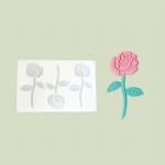 Rose Silicone Chocolate Topper Mould