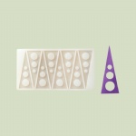 Triangle Silicone Chocolate Topper Mould