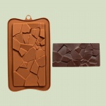 Shattered Tile Silicone Chocolate Mould